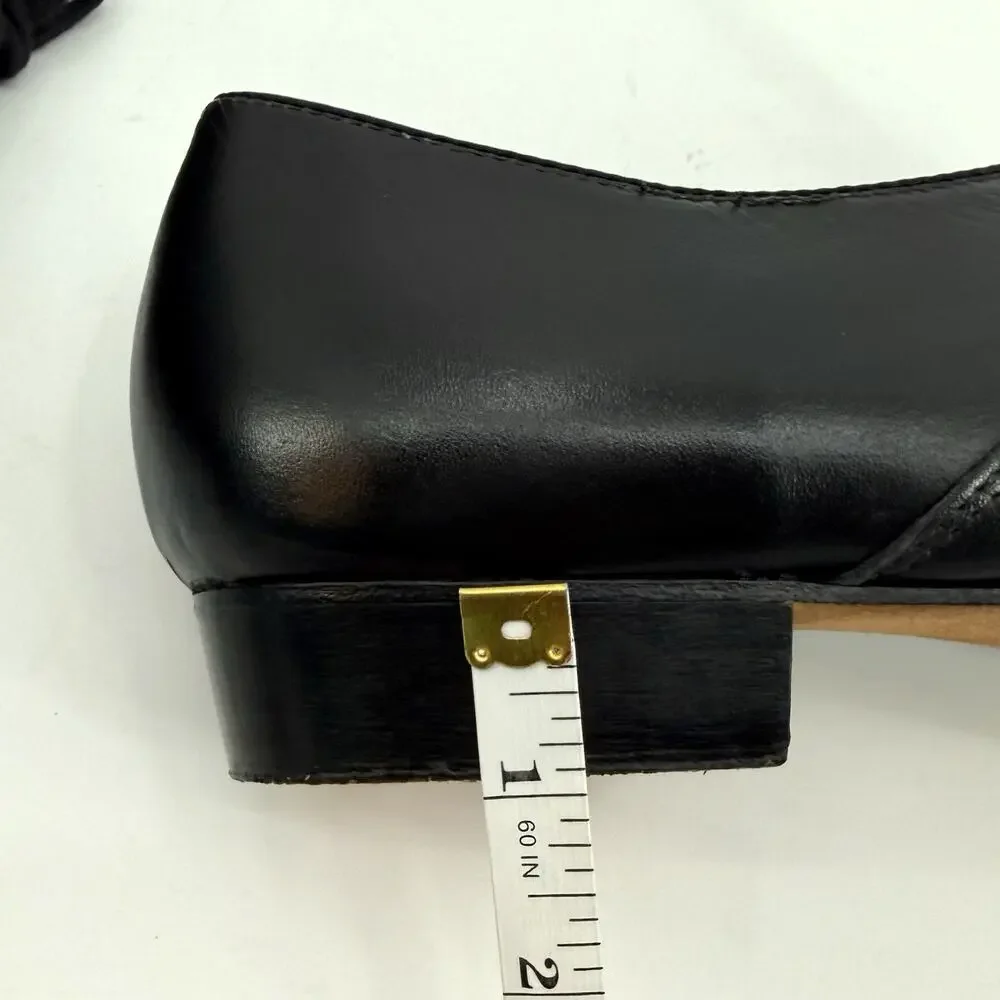 Barbette’s Vintage Black Leather Ballroom Dance Shoes Men’s Size 10M USA Made - Picture 10 of 11